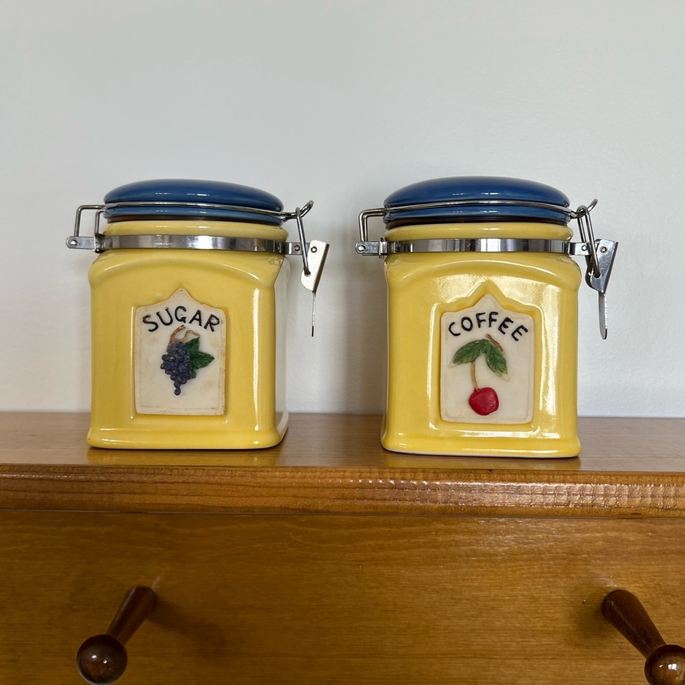 Vintage Ceramic Canister Set